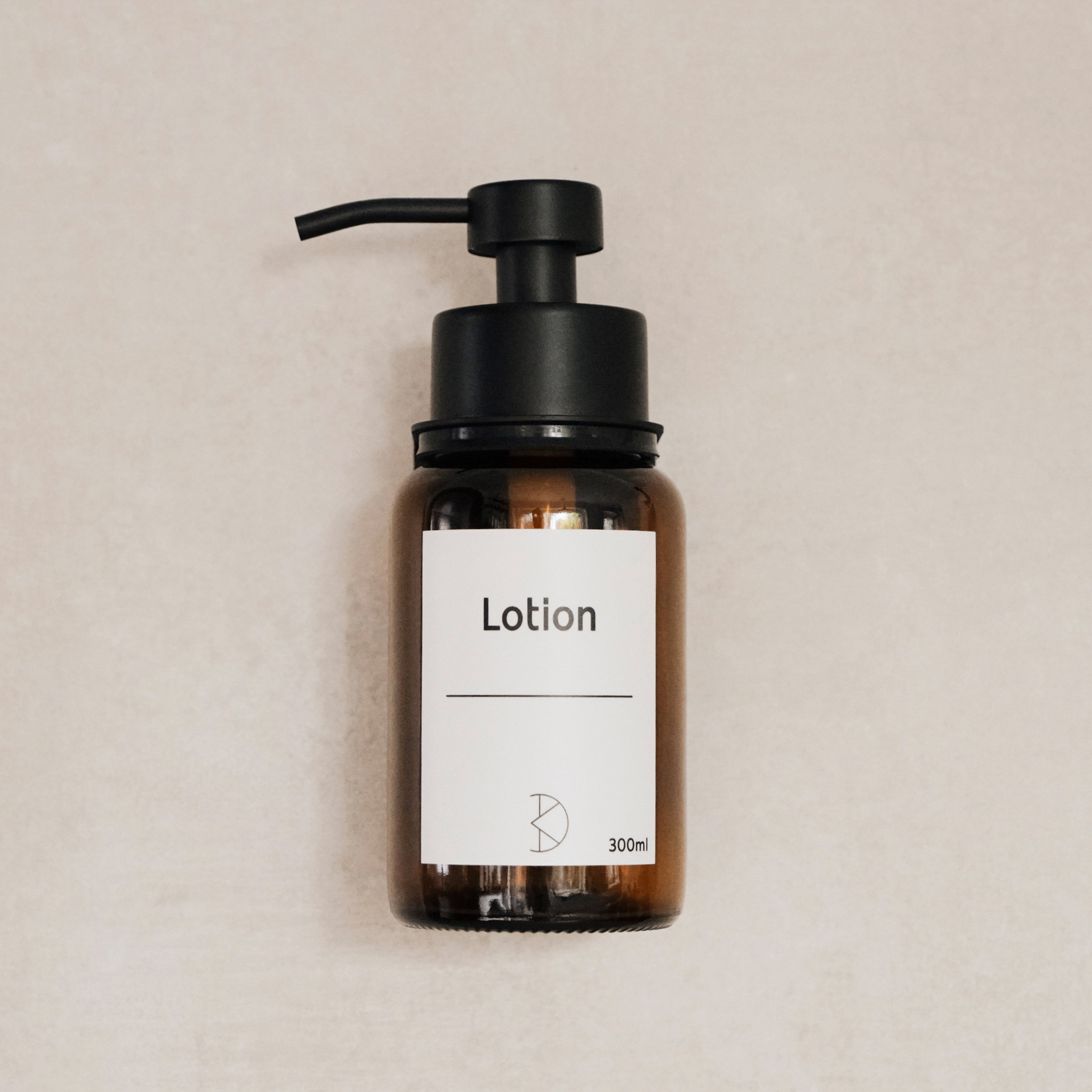 Premium Seifenspender Wandhalterung | 300ml Braunglas & Edelstahl | Ohne Bohren