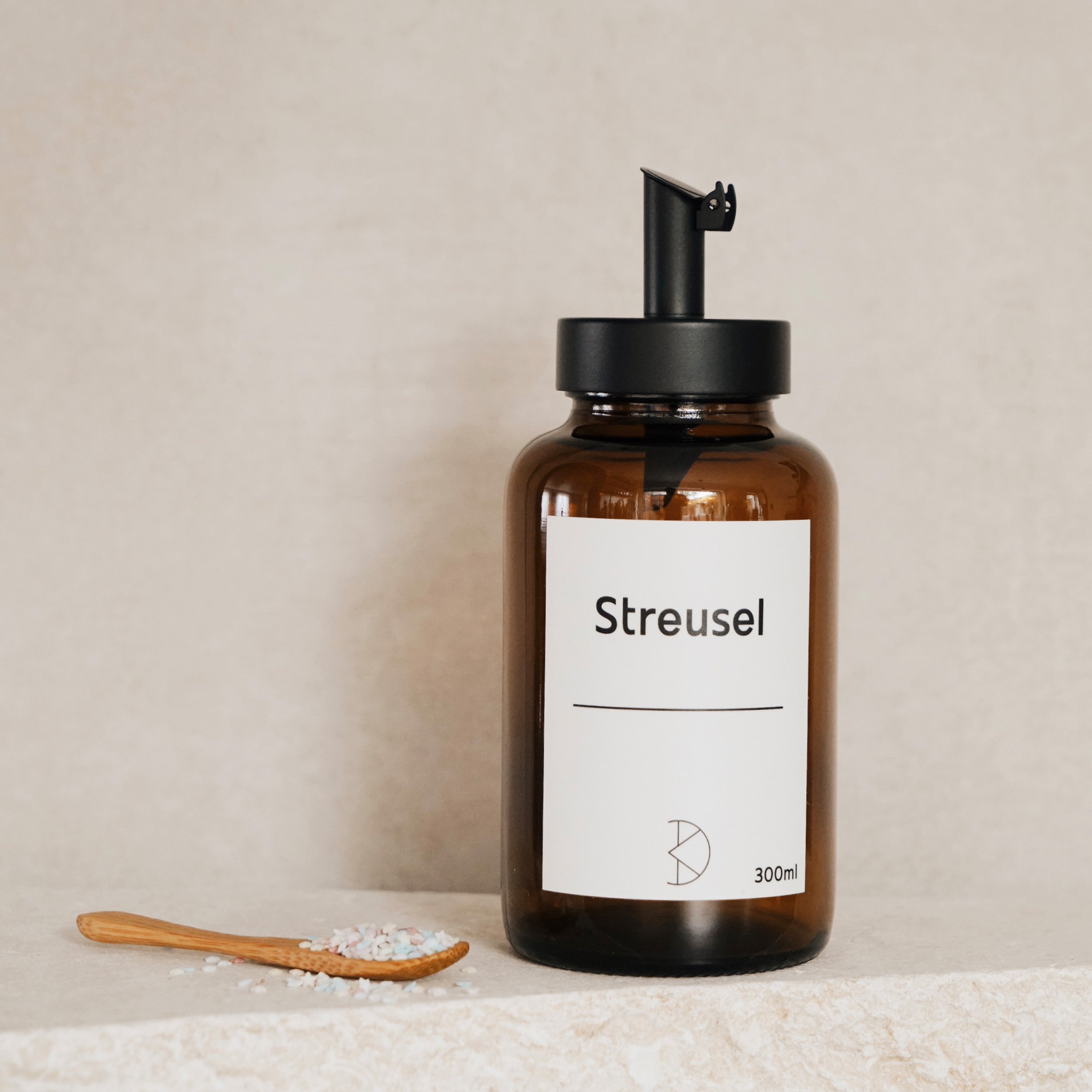 Zuckerstreuer mit Edelstahl-Dosierer – Stilvoll & vielseitig einsetzbar - Koffs Design