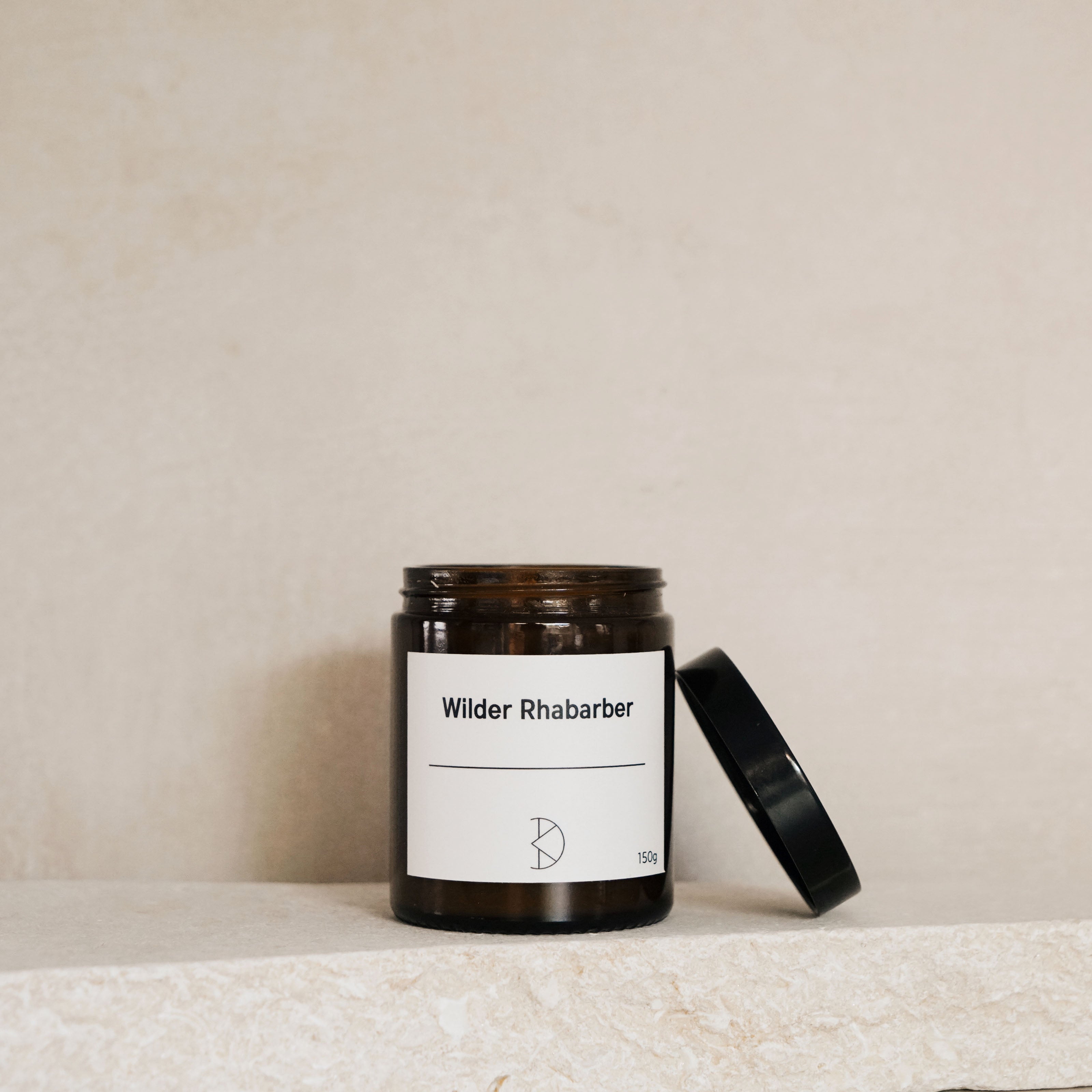 Duftkerze im Braunglas – handgegossen im Münsterland - Koffs Design