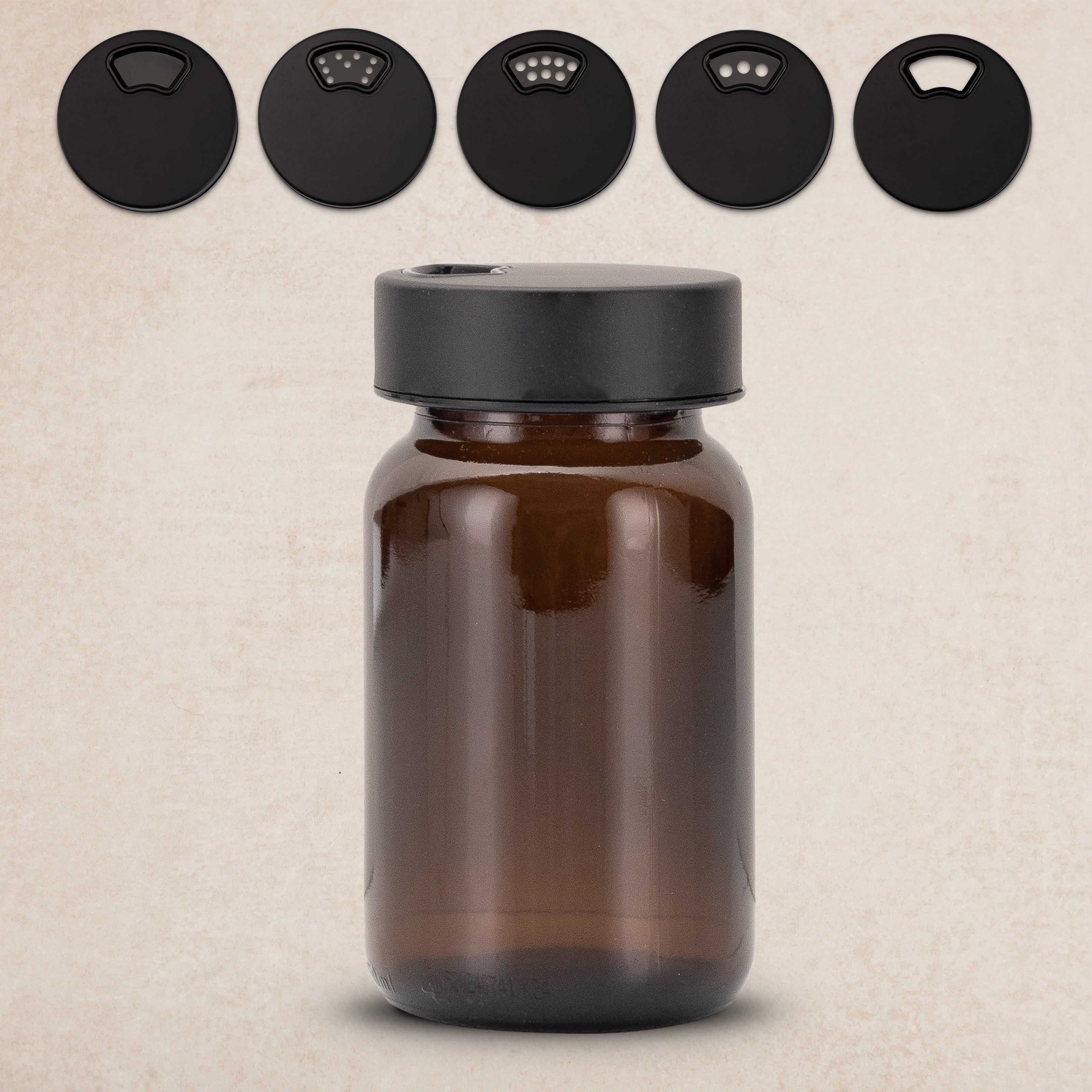 Premium Gewürzgläser Braunglas & Edelstahl: Aromaschutz und Ordnung für Profis