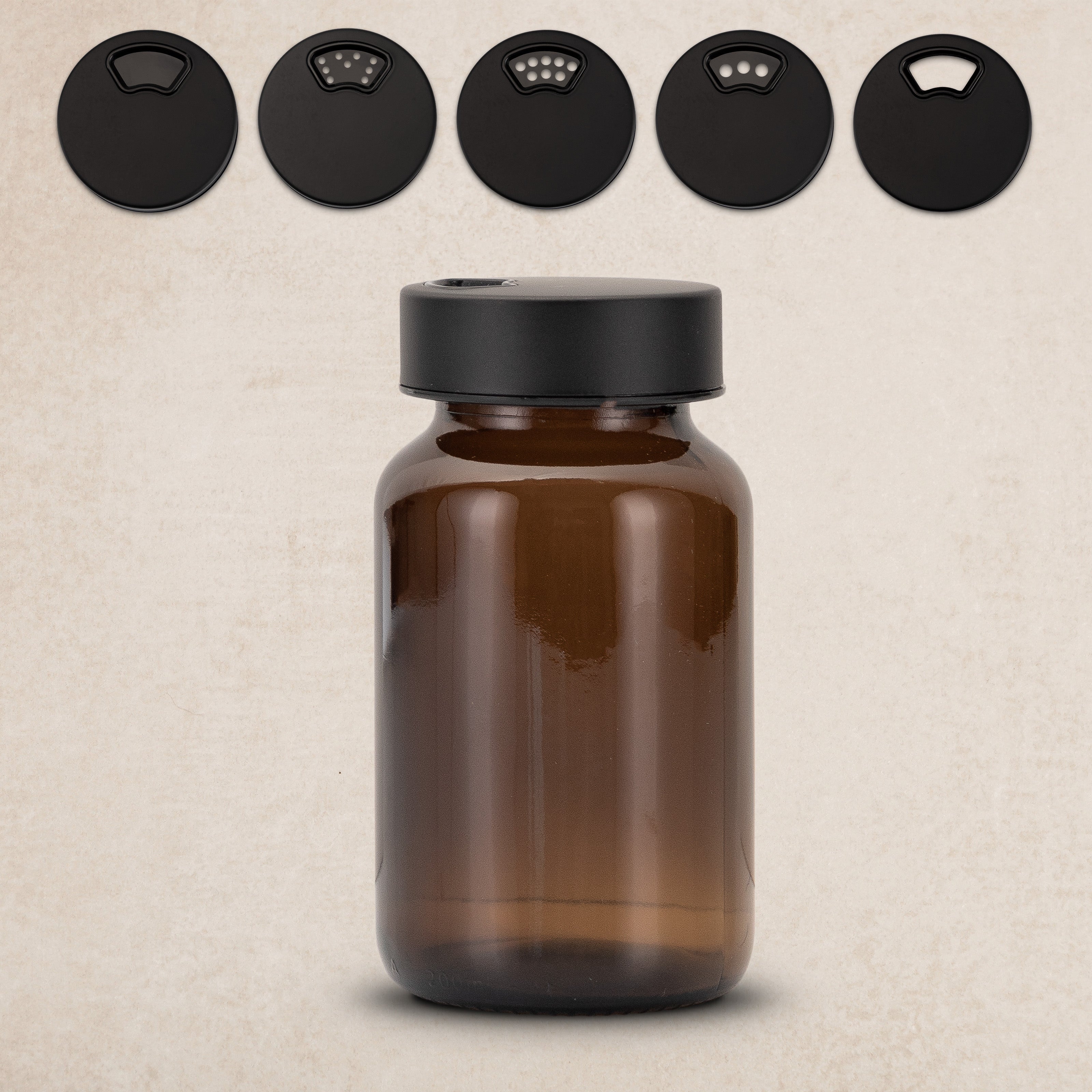 Premium Gewürzgläser Braunglas & Edelstahl: Aromaschutz und Ordnung für Profis