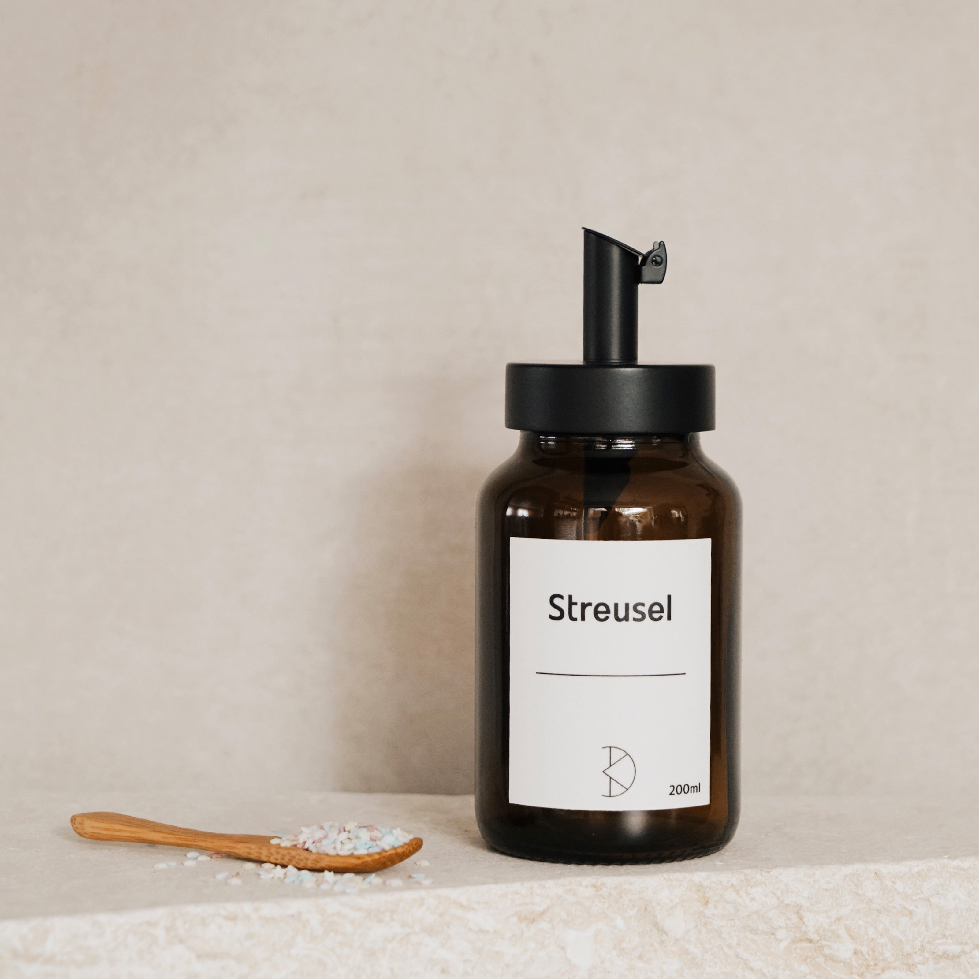 Zuckerstreuer mit Edelstahl-Dosierer – Stilvoll & vielseitig einsetzbar - Koffs Design